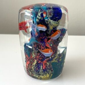 Morano paperweight aquarium